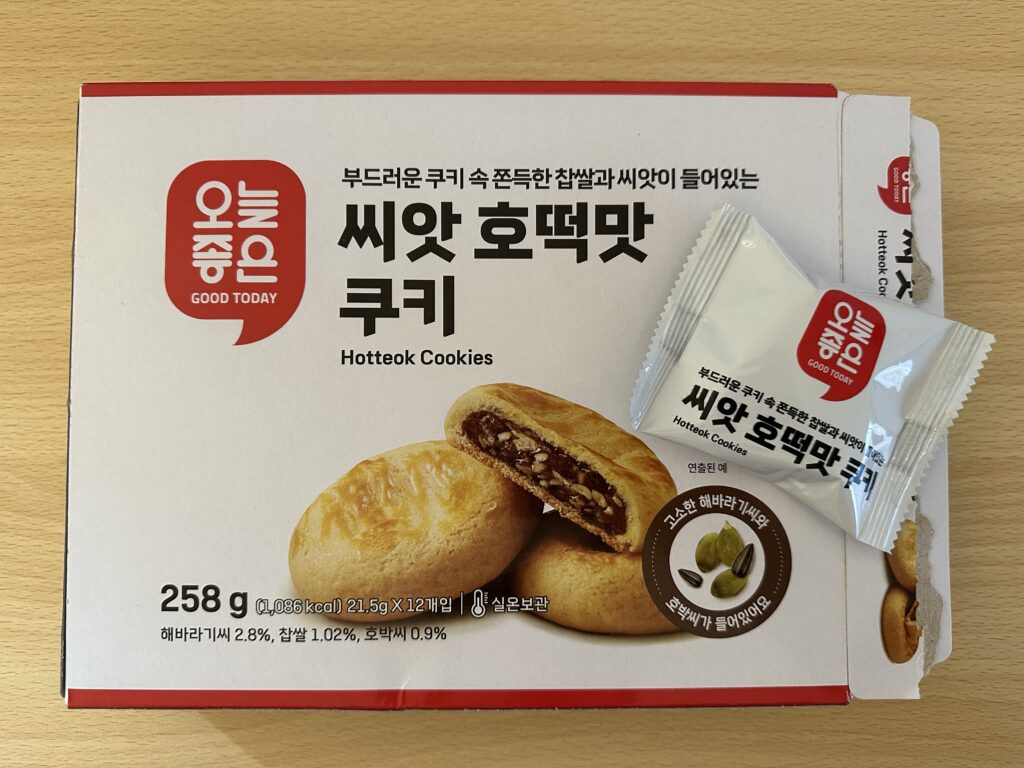ホットククッキーのお菓子(ロッテマートオリジナル商品)
